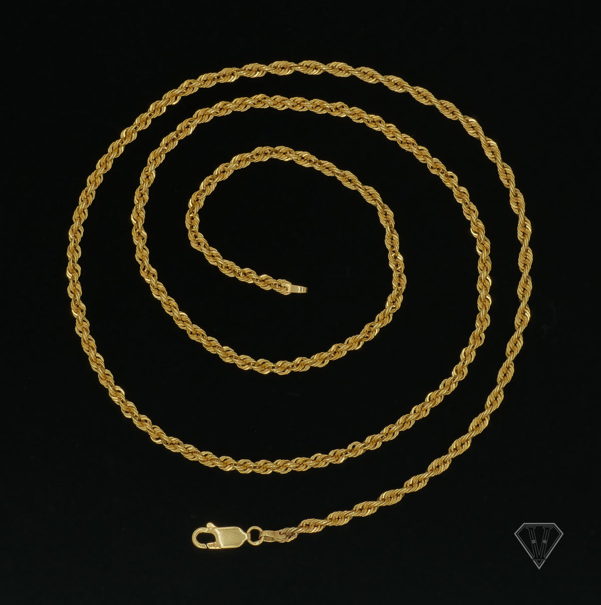 Rope Gold Chain (3.2mm 26" 14K)